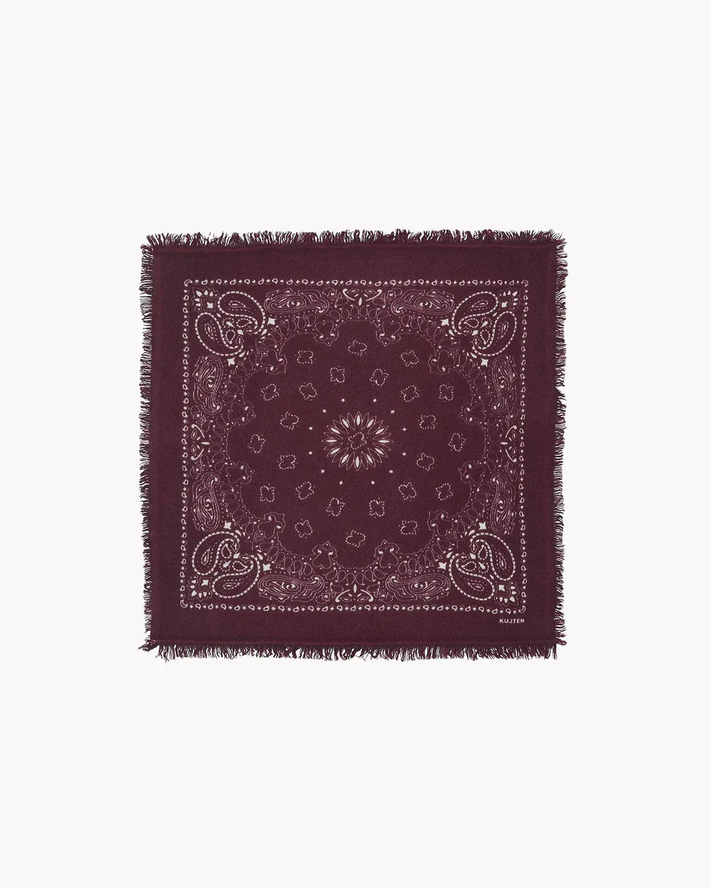 KUJTEN   Small   Bandana   Hachi   Burgundy